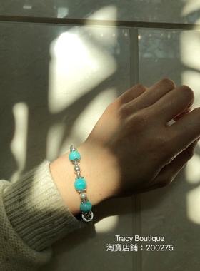 tracy手链925天河石原创设计
