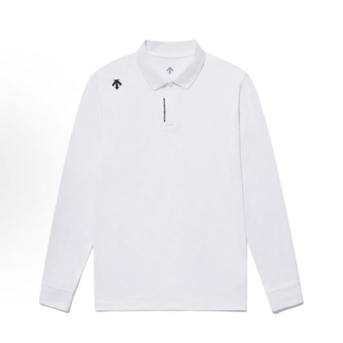 DESCENTE/迪桑特男女同款运动透气休闲舒适长袖POLO衫SP123UPL21 - 图3