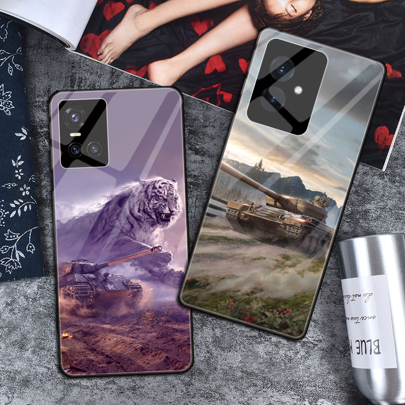坦克世界手机壳苹果15军事游戏华为nova12保护套VIVOs18E军迷OPPOreno11全包玻璃壳适用一加ace3软套个性定制