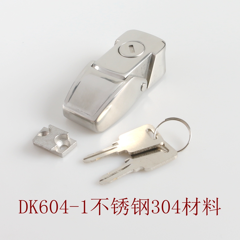 DK604方形搭扣不锈钢304配电柜门锁 DKS搭扣锁机箱柜锁隐藏式搭扣 - 图3