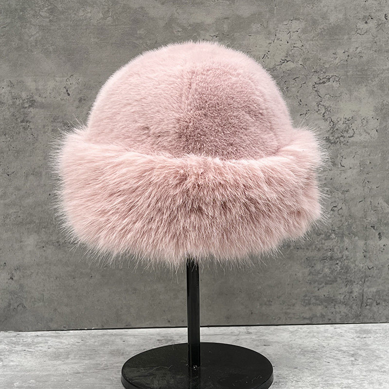 新款毛绒地主帽女秋冬防寒保暖帽子东北盆帽护耳帽显脸小渔夫帽潮,淘宝优惠券,粉丝福利购,淘宝优惠卷