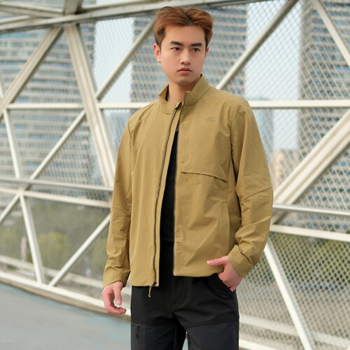 26春夏新款TheNorthFace北面男士户外防风防泼水立领软壳外套8BYQ - 图0
