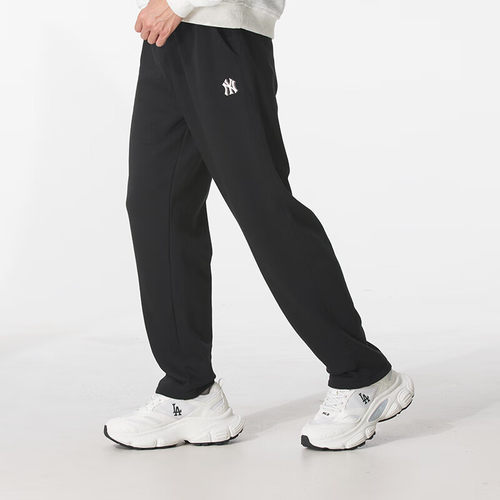 MLB卫裤男女25秋冬新款NY小标刺绣直筒宽松休闲运动长裤3APTB0454 - 图2