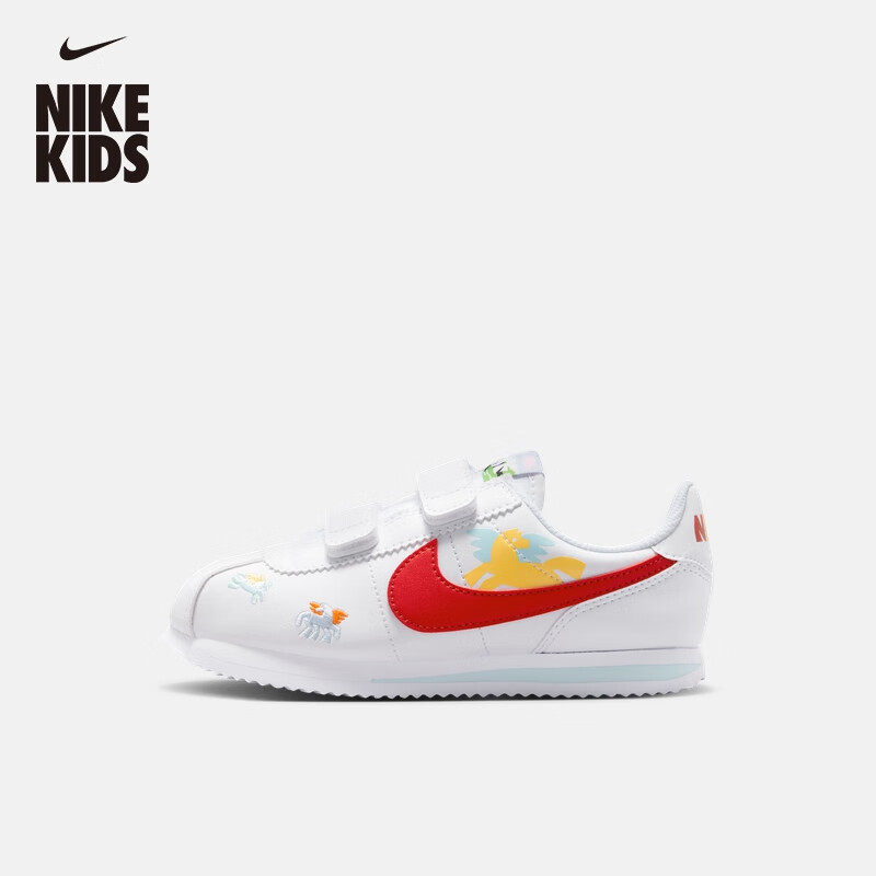 马年限定NIKE耐克脱缰系列幼童CORTEZ魔术贴轻便运动休闲鞋IQ7669,淘宝优惠券,粉丝福利购,淘宝优惠卷
