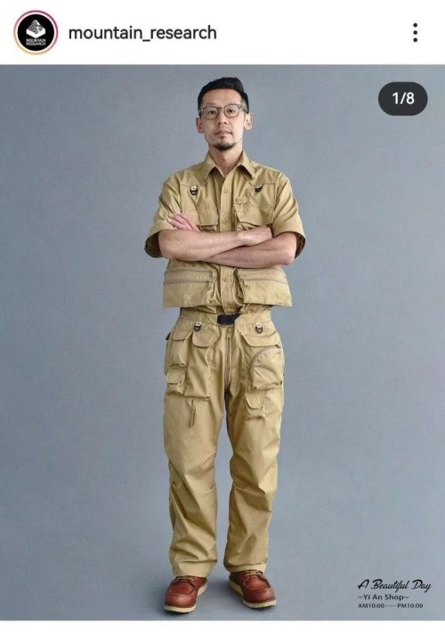 大实惠!MR硬核 3443钓鱼系列 户外机能60/40抗撕裂 多袋机能衬衫 - 图0