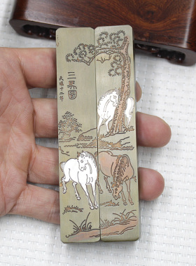 小号实心文房四宝书法字画镇尺