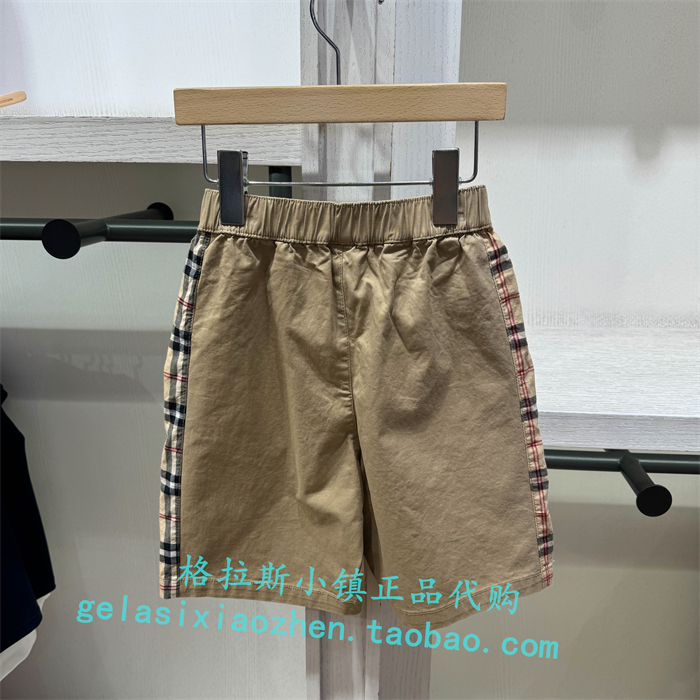 Polo walk KIDS童装专柜正品24年夏新款男童格子短裤AROW423D0091 - 图1