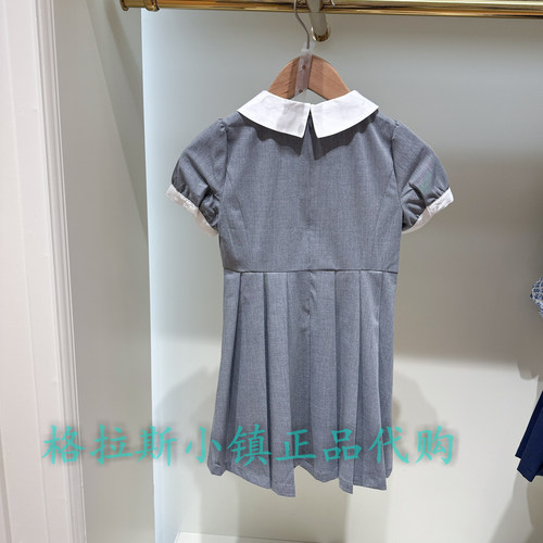 Elandkids衣恋童装专柜正品26夏女童学院风翻领连衣裙EKOWG2323Y - 图2