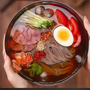 包邮柏兰冷面1kg荞麦冷面5人份韩式冷面朝鲜冷面劲道冷面风味凉面