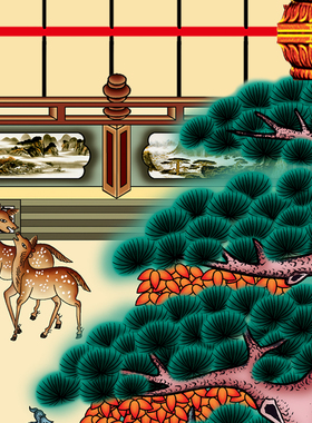 过年过节供奉祖先老祖宗家谱挂画