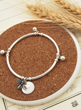 原创纯银铃铛方块生日新年礼物