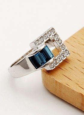 清仓特价！奥地利水晶小戒指