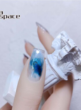 jiaspace美甲小套装云水谣透色系列透绿透蓝透紫透青色爆款同款甲
