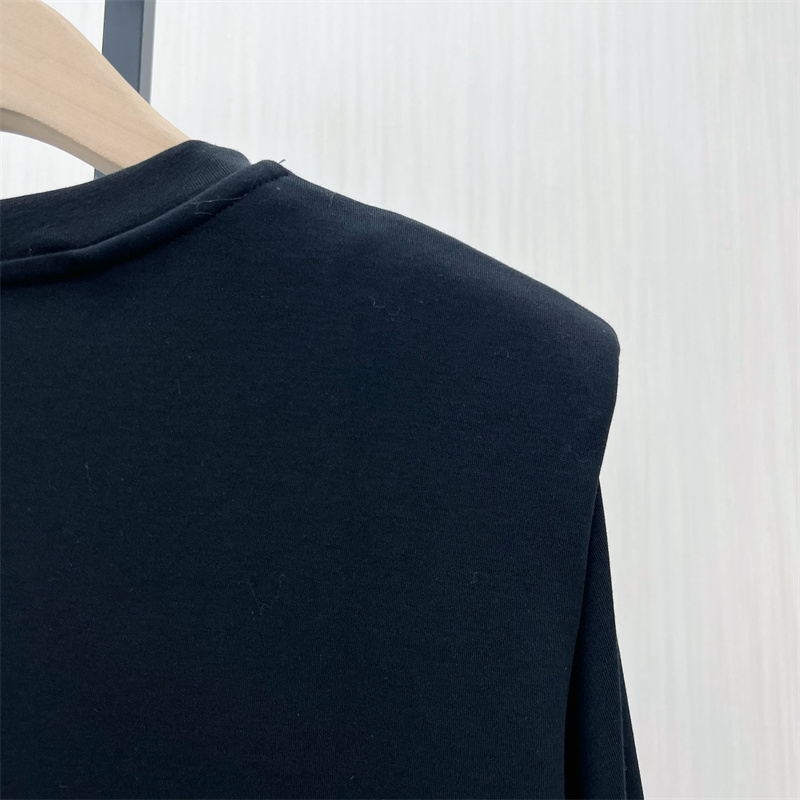 S●2025冬季新品 长袖印花t恤女中长款宽松休闲慵懒风打底上衣886 - 图2