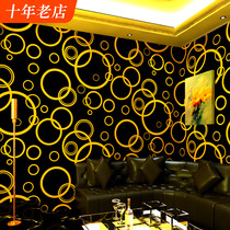 KTV Special Flash Wall Paper 3D Solid Bar Song Hall Ballroom Dancing Hall Furnishing Technology Sentery Billiard Hall Background Wall Wallpaper