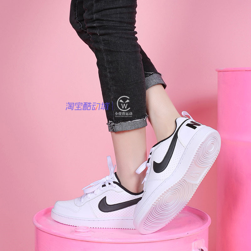 Nike/耐克 女GS纯白运动经典小白鞋运动鞋 839985 DM2420 BQ5448 - 图0