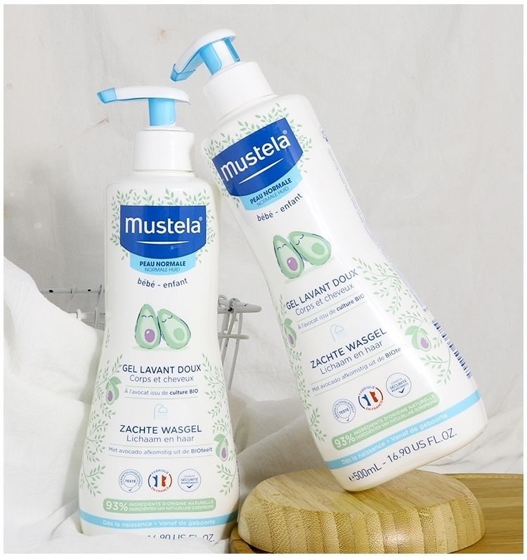 法国mustela妙思乐洗发沐浴二合一500ml婴幼儿童洗护温和沐浴露瓶,淘宝优惠券,粉丝福利购,淘宝优惠卷