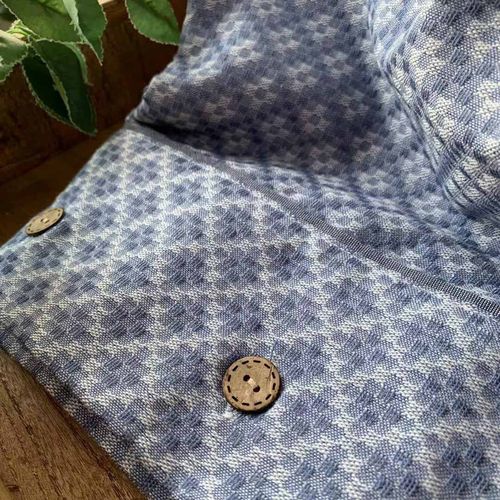 刘大姐家 出口好货 老粗布纯棉提花床单 不起球单双人睡单 四件套 - 图1