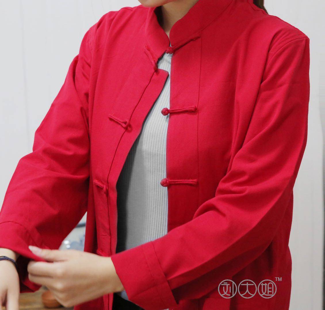 纯棉粗布传统会所工装茶服禅意唐装复古中式外套中国风盘扣四季装,淘宝优惠券,粉丝福利购,淘宝优惠卷