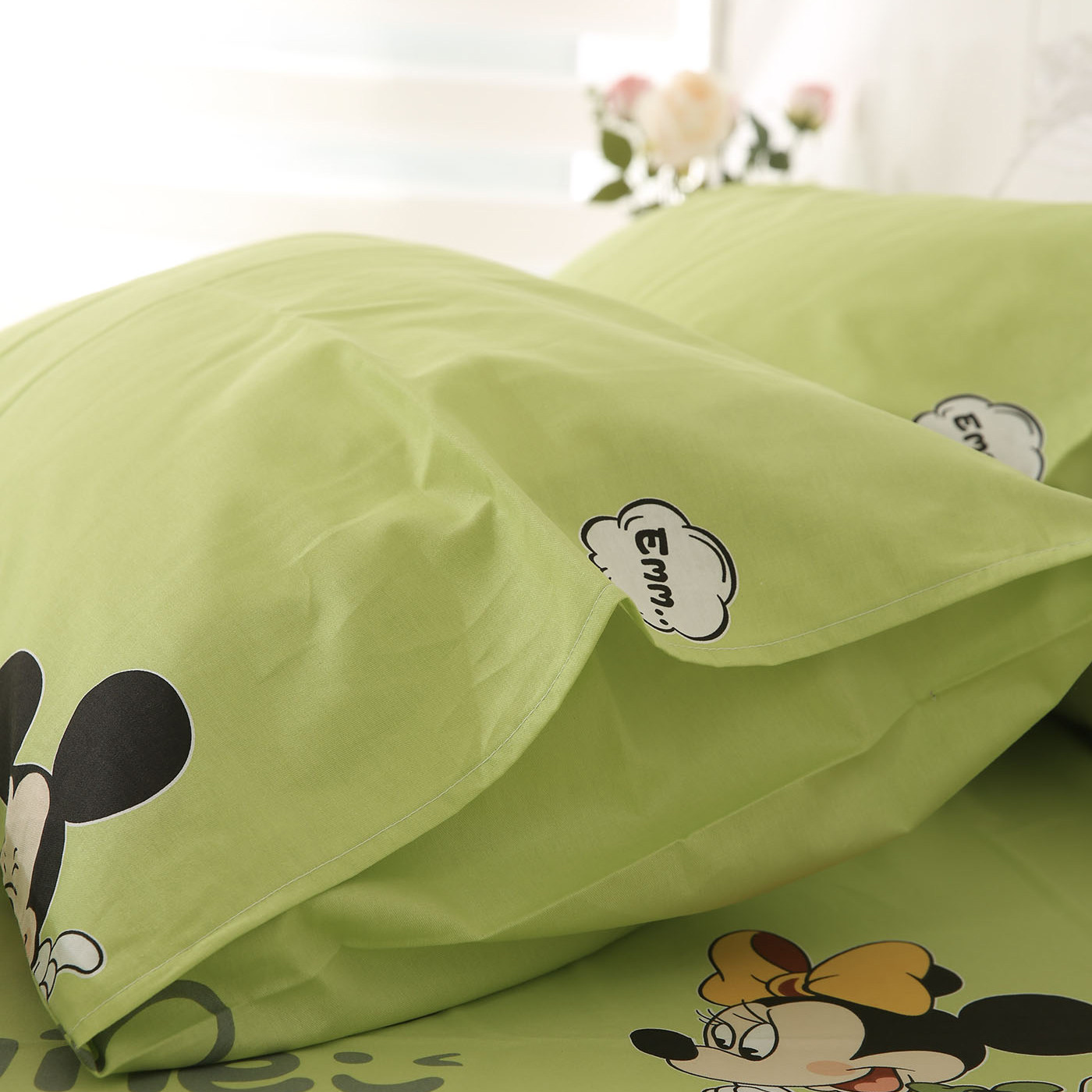 卡通米奇纯棉床单被套四件套全棉斜纹加厚儿童床品可裸睡四季款,淘宝优惠券,粉丝福利购,淘宝优惠卷