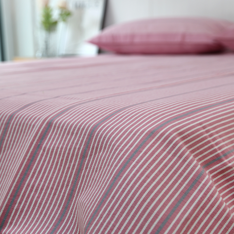 捡漏！纯棉加厚加密老粗布凉席三件套亚麻床单夏季双面软席可机洗 - 图1