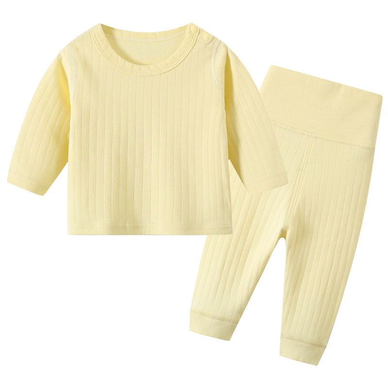 春秋季儿童套装宝宝婴儿纯棉加厚睡衣高腰裤子无骨保暖内衣二件套,淘宝优惠券,粉丝福利购,淘宝优惠卷