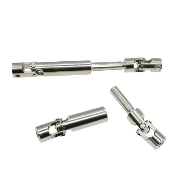 拖头货柜攀爬万向传动轴 伸缩传动 1:10仿真车攀爬车 拖头万向节 - 图0