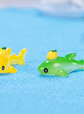 可爱海洋动物公仔创意微景观装扮