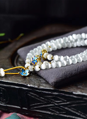 百搭多层猫眼石手链