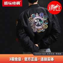 ALPHHA Alpha Industrial MA-1 Apollo Flight Jacket Commemorative Version Light-Fit Warm Men And Women Chill Cotton Clothing