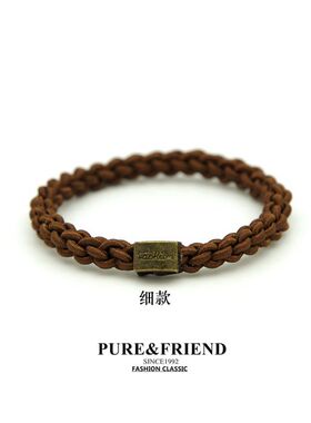 满58包邮】正品简单皮筋简约发圈