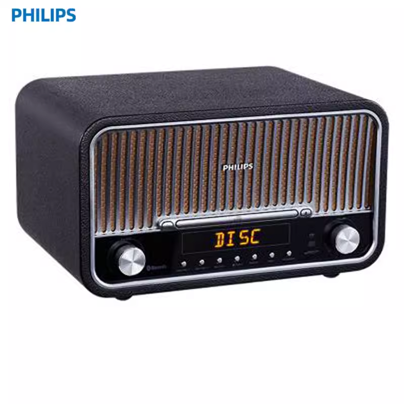 Philips/飞利浦 TAM6208复古蓝牙音箱CD机收音机发烧级桌面HIFI - 图3