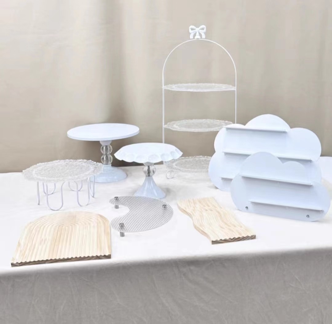 莫兰迪色系蛋糕盘 创意甜品台蛋糕架 冷餐茶歇糕点架下午茶点心盘,淘宝优惠券,粉丝福利购,淘宝优惠卷