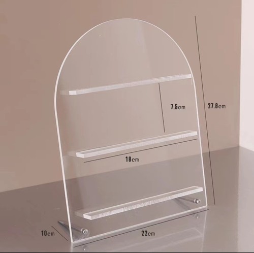 亚克力甜甜圈展示架饼干马卡龙摆台装饰架森系甜品台展示架 - 图1