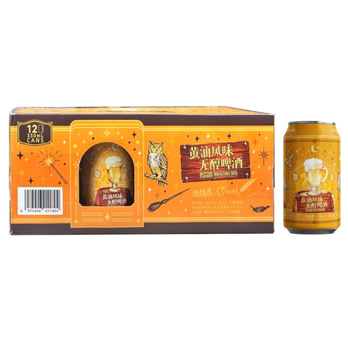 【山姆代购零食】新零黄油风味无醇啤酒330ml 香气饱满 - 图3