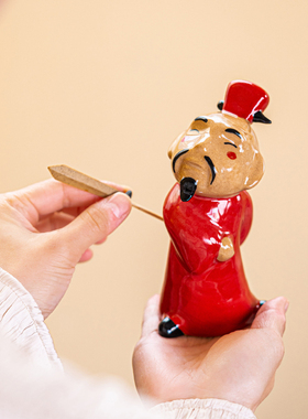 步步高升三国演义人物摆件礼物