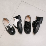 Boyse Those Black Soft Bottom Spring и осенние модели в летних кожаных студентах исполняют обувь, мальчики, мальчики и дети исполняют обувь