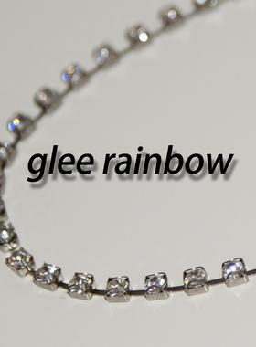 闪亮项圈GLeerainbow金属钻