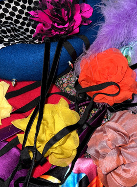 GLEERAINBOW真丝立体花朵