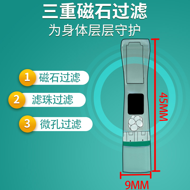 zobo正牌一次性抛弃型烟嘴三重过滤器粗中支细烟过滤嘴烟具-图1