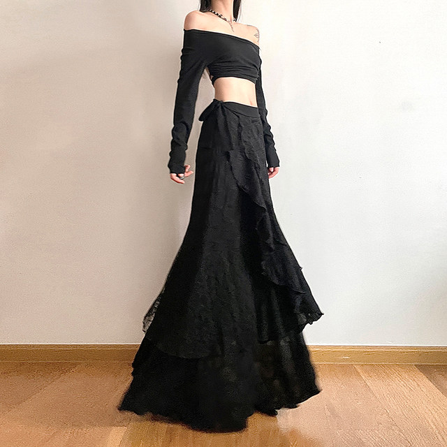 Gagaopt long skirt one-piece skirt