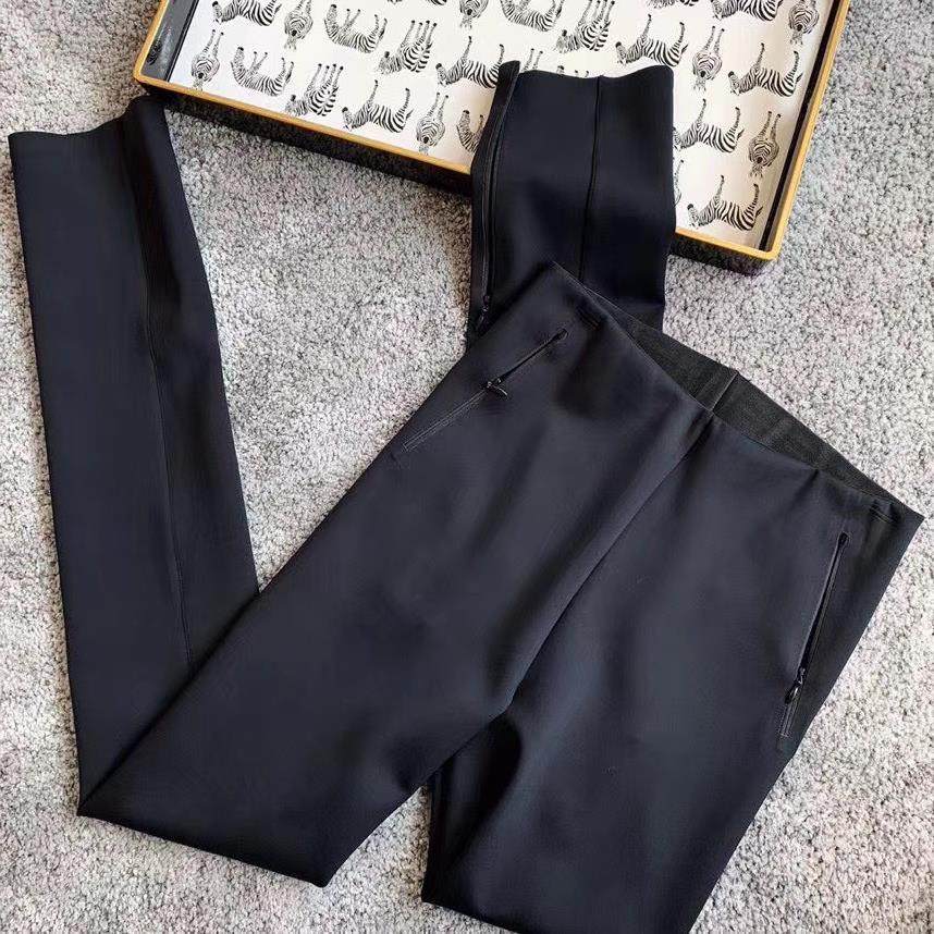 2025夏装超火弹力鲨鱼皮打底九分紧身健美拉链裤黑色无痕外穿女潮,淘宝优惠券,粉丝福利购,淘宝优惠卷