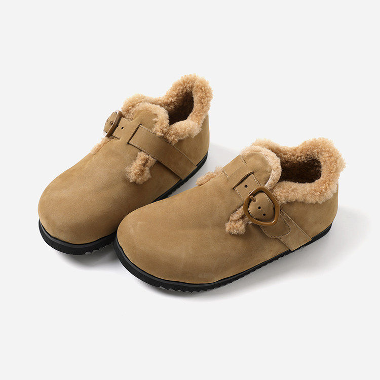 ED08047 茉莉雅集 I*C秀场同款牛皮加绒内里勃肯鞋单鞋,淘宝优惠券,粉丝福利购,淘宝优惠卷