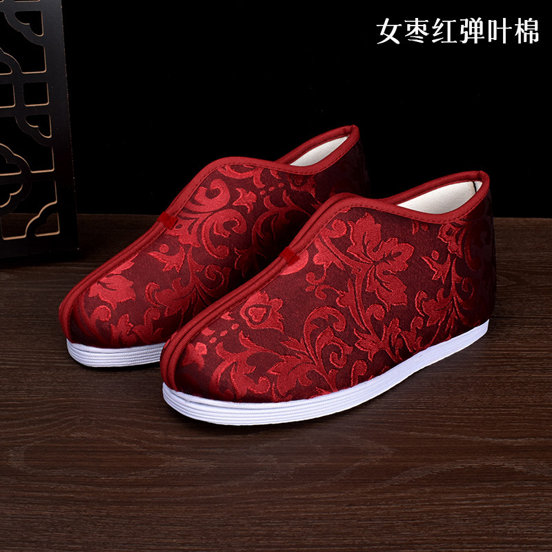 寿鞋老北京棉布鞋男女手工千层底绣花鞋莲花底去世老人殡葬用品,淘宝优惠券,粉丝福利购,淘宝优惠卷