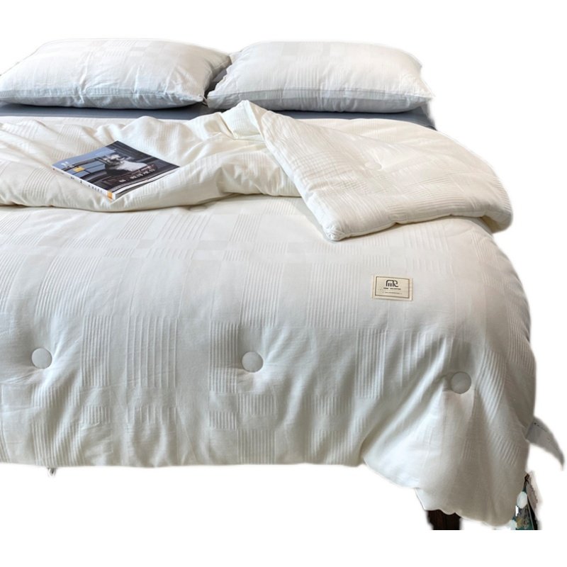 A类日式全棉水洗51%大豆蛋白纤维被子纯棉春秋被加厚保暖抗菌冬被,淘宝优惠券,粉丝福利购,淘宝优惠卷