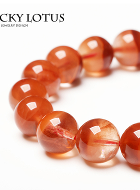 幸运莲男女红兔毛聚宝盆手链包邮