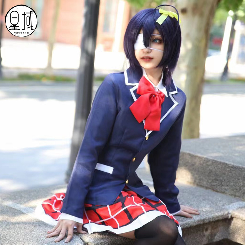 雾都中二病也要谈恋爱小鸟游六花cosplay服动漫少女校园套装cos服-图0