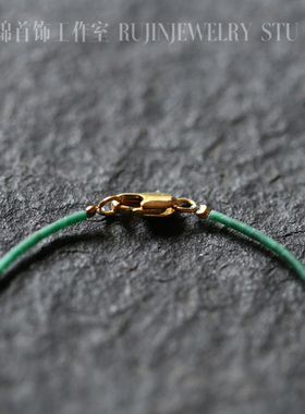 游人碧玉9k金管路路通极细