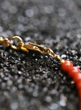 入锦女款南红琉璃珠手链