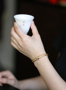 何惧浮世天然黄水晶钱币极细